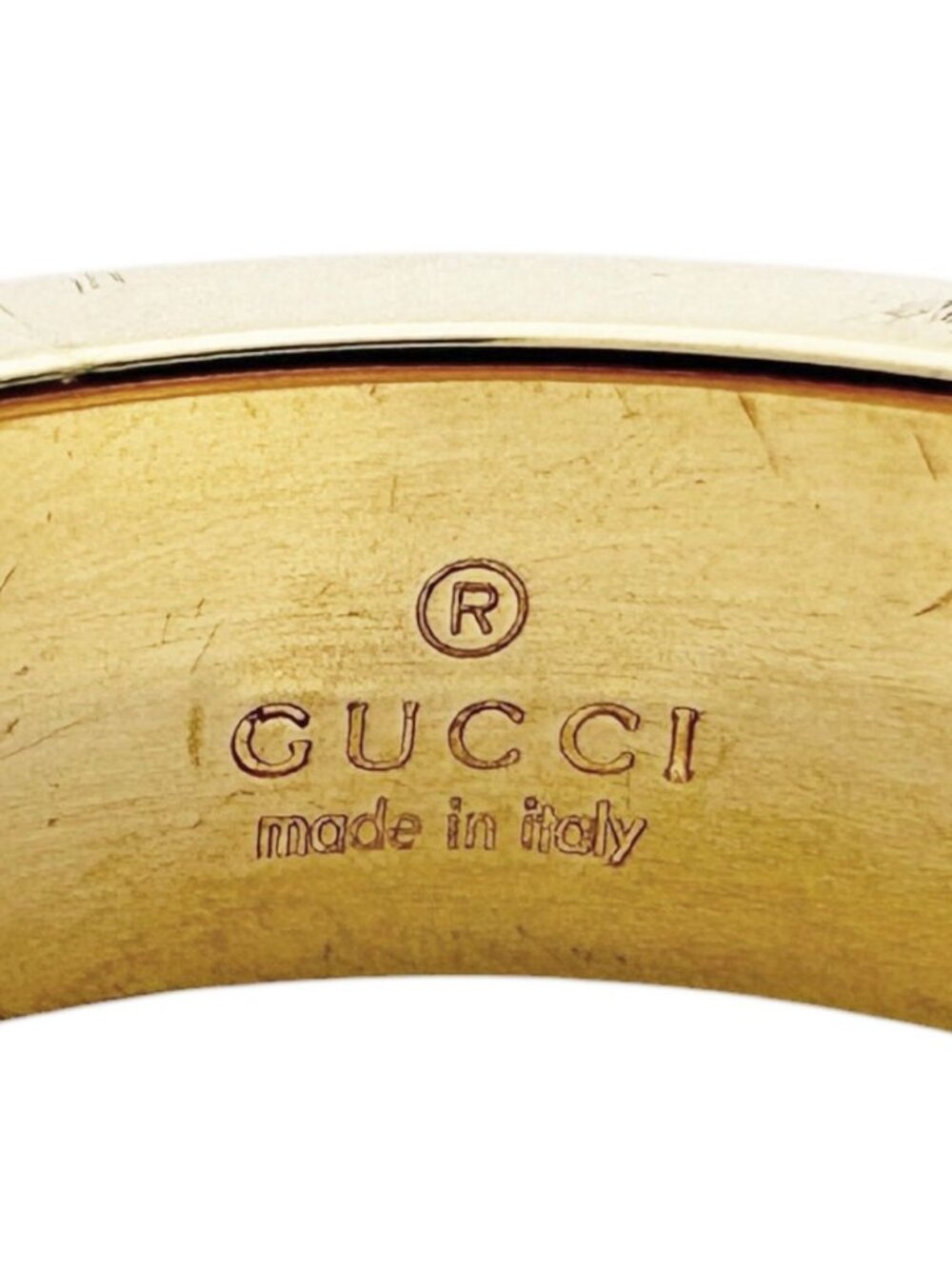 Gucci Ring 18k Gold Garnet - Picture 8 of 9